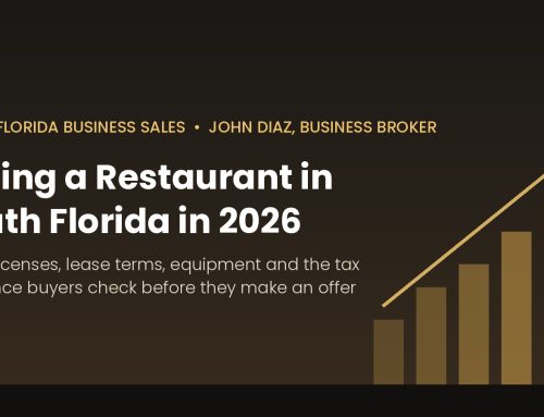Selling a Restaurant in South Florida: What Buyers Check Before They Make an Offer