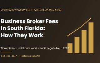 Business broker fees in South Florida - how commissions work