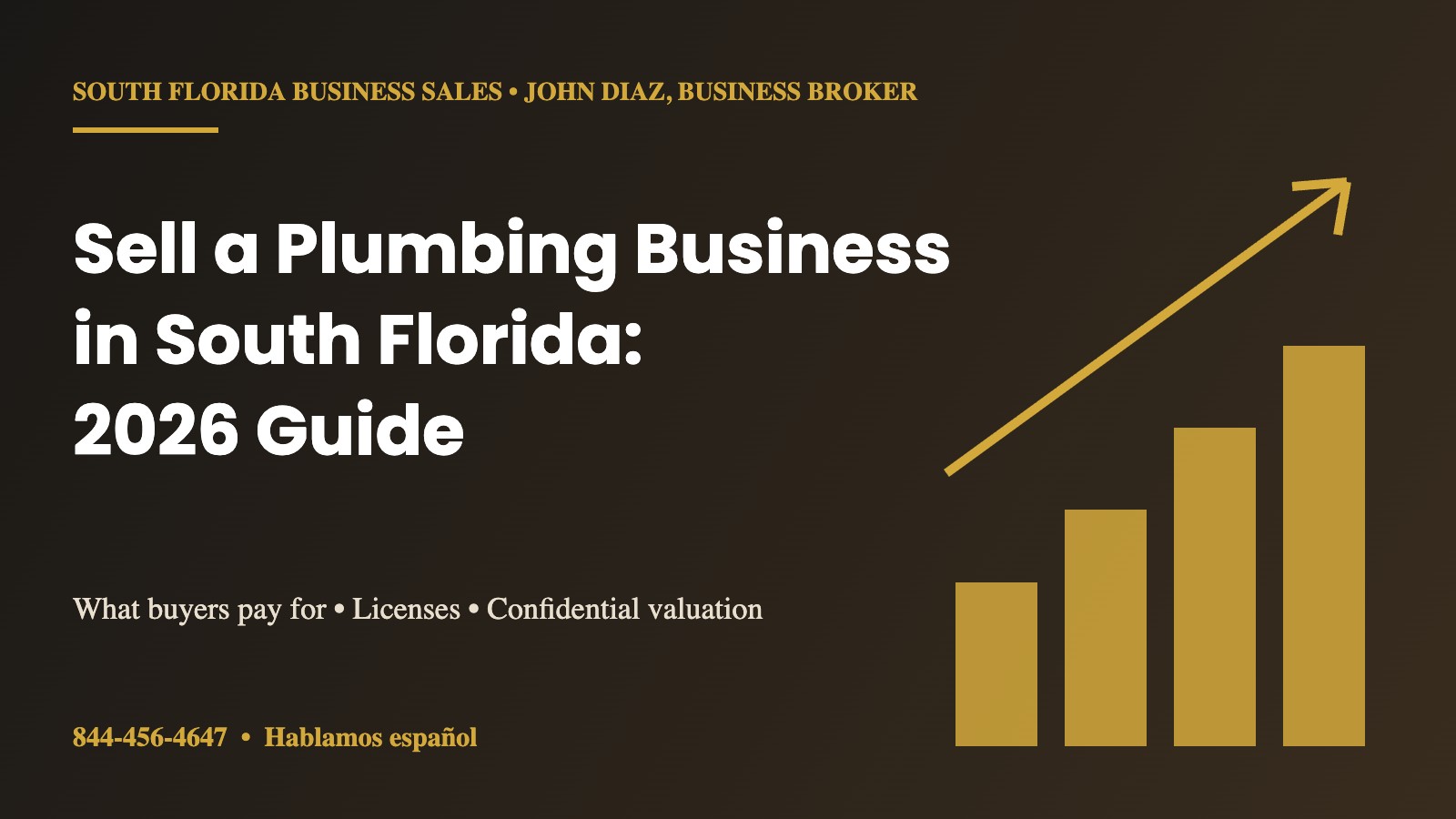 Sell a plumbing business in South Florida 2026 guide
