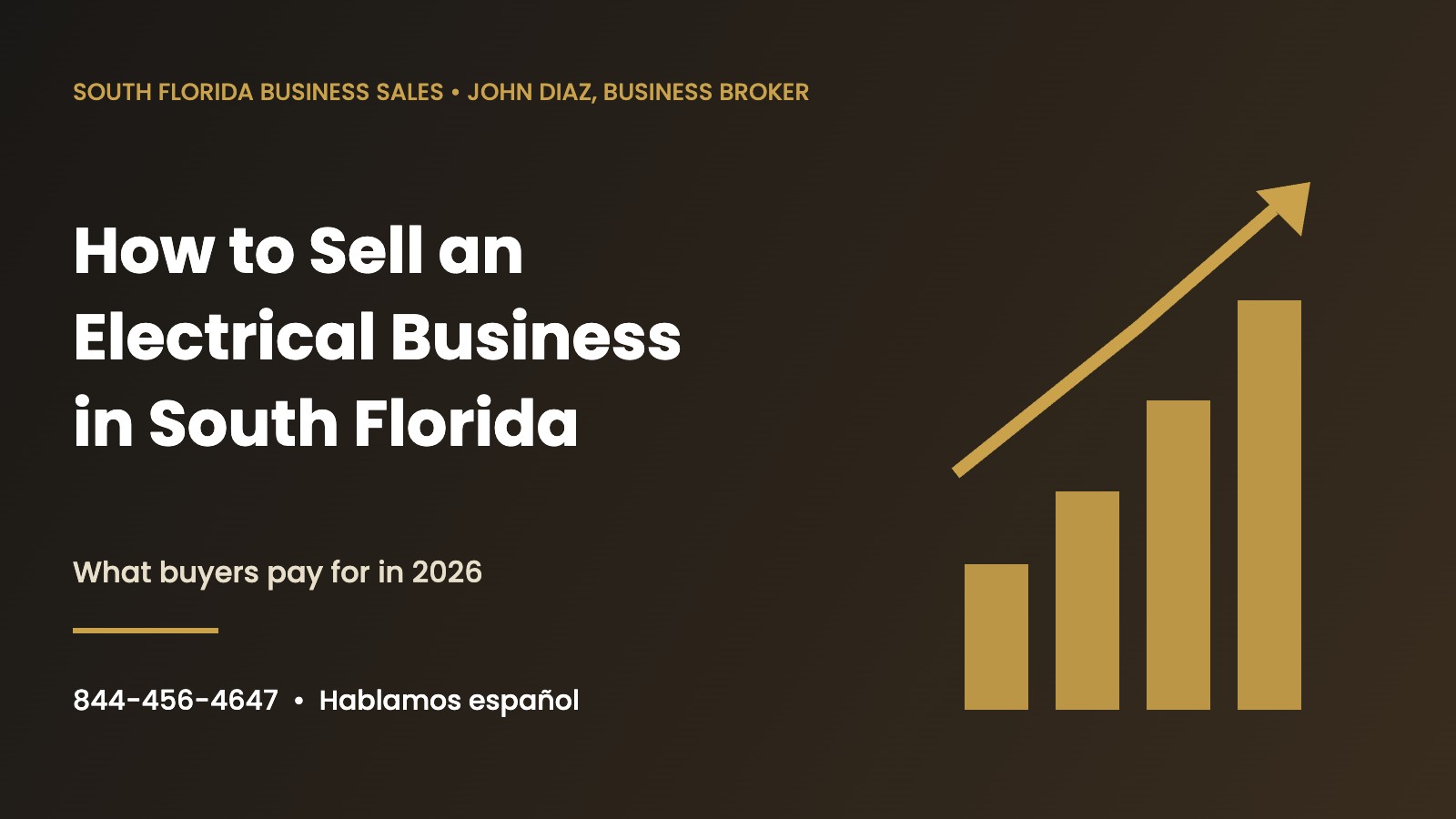 Sell an electrical business in South Florida - buyer guide