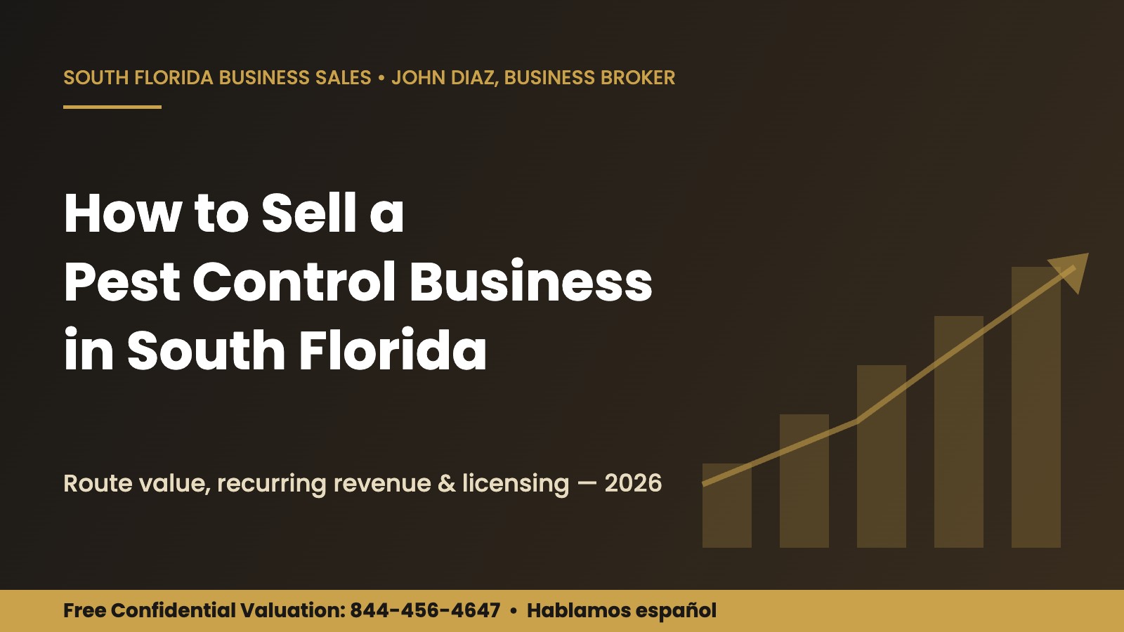 How to sell a pest control business in South Florida - 2026 guide
