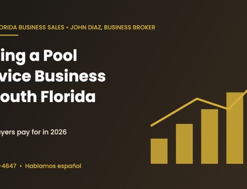 Selling a Pool Service Business in South Florida: What Buyers Pay For (2026)